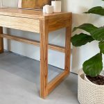 Escritorio De Madera Con Dos Cajones - Islandia - Imagen 3