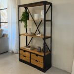 Estanteria Industrial de Hierro y Madera - Tupungato - Imagen 2
