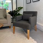 Sillón Tapizado con Apoyabrazos Barcelona - Imagen 2