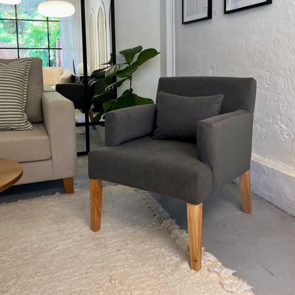 Sillón Tapizado con Apoyabrazos Barcelona - Imagen 2