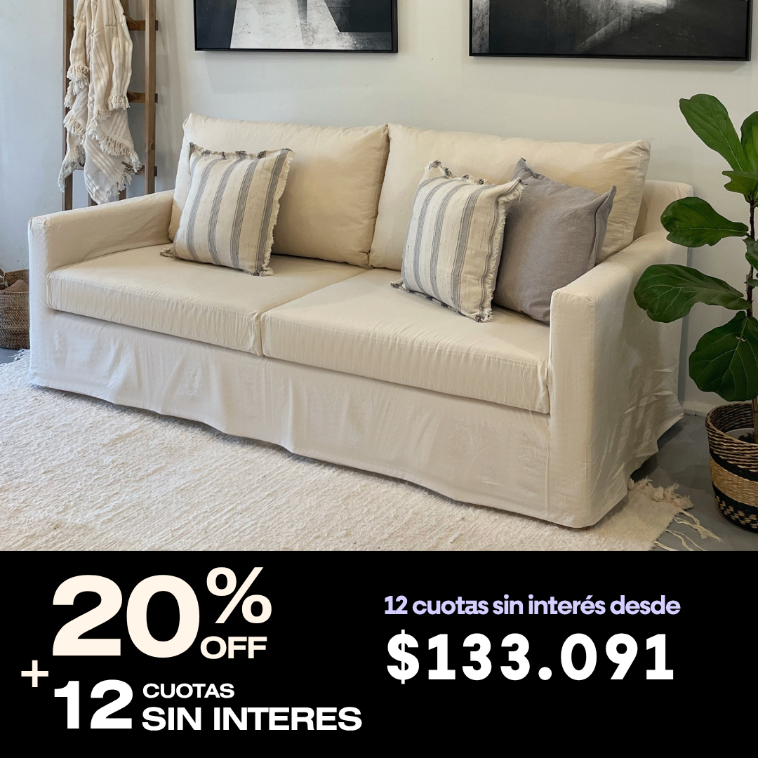 Dellacasa 1080x1080 (11) PROMO Sofa Qatar con Funda - Imagen 1