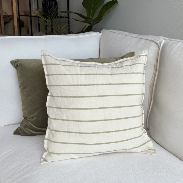 Almohadon Rayas Verde - Imagen 1