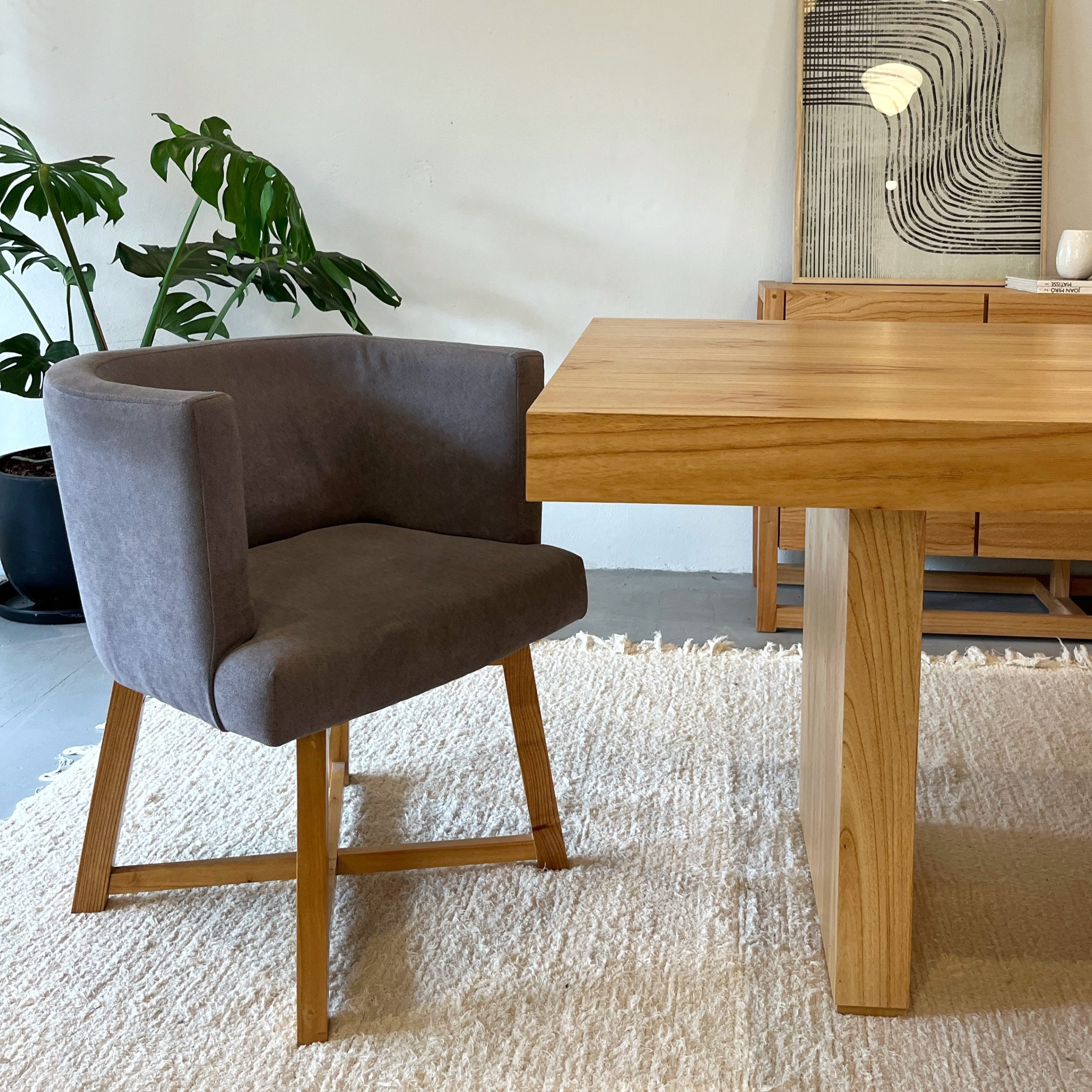 Silla Gervasoni tapizada Silla con Apoyabrazos Tapizado – Gervasoni - Imagen 1