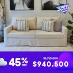 PROMO Sofá Qatar con Funda - Cyber