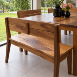 Banco de madera con Respaldo - Imagen 2