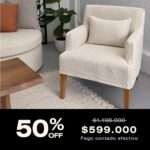 Sillón Barcelona con funda